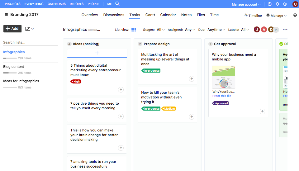 ProofHub. Bild powered by FuseBase.