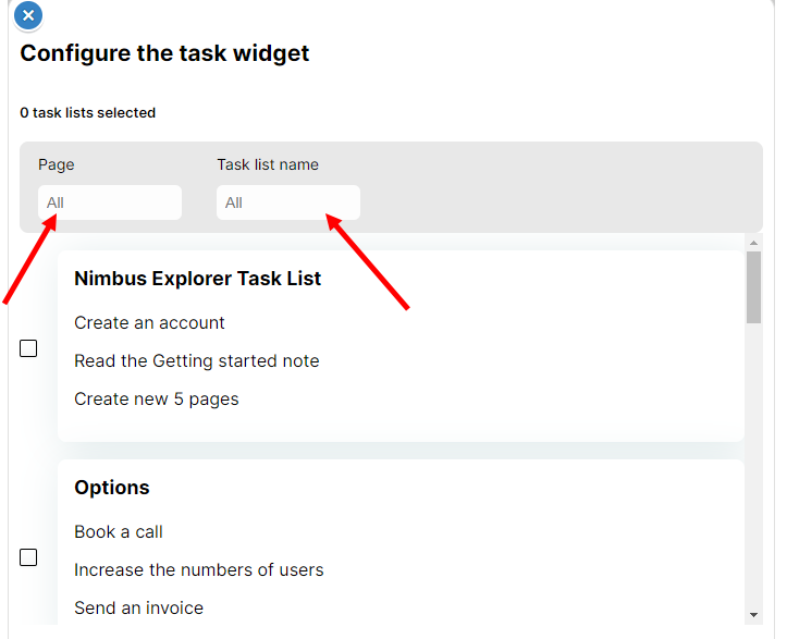 The Page or List Search