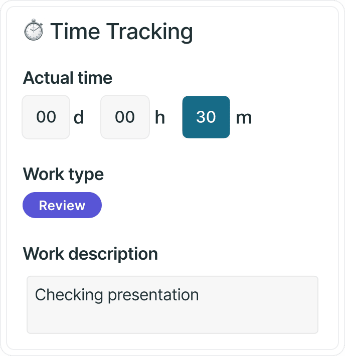 Time Tracking