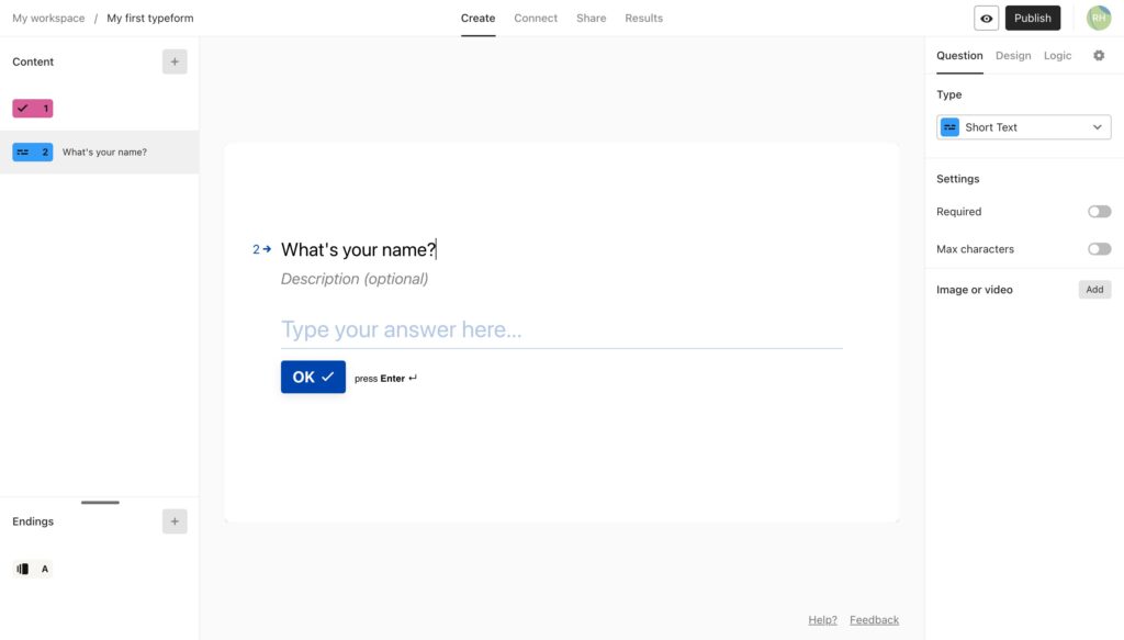Typeform is one of the Top 10 Customer Insight Tools. Image by Nimbus Platform