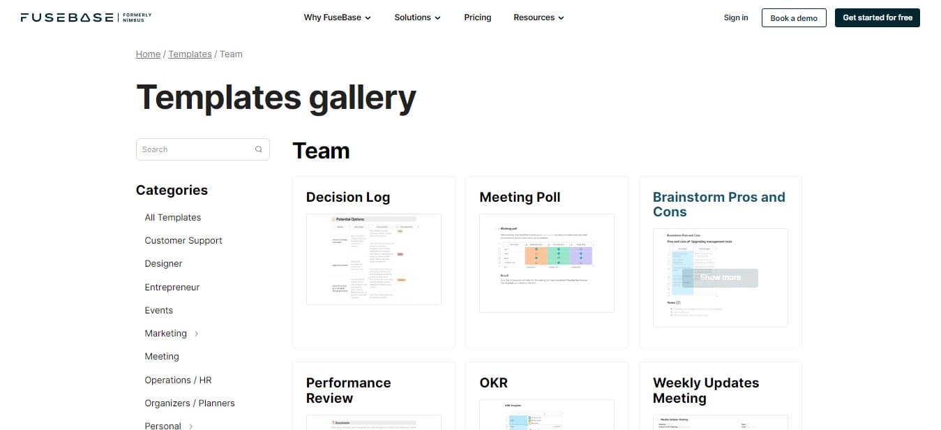 FuseBase Templates are the Key To Make Your Meeting Agenda Work. Article by FuseBase
