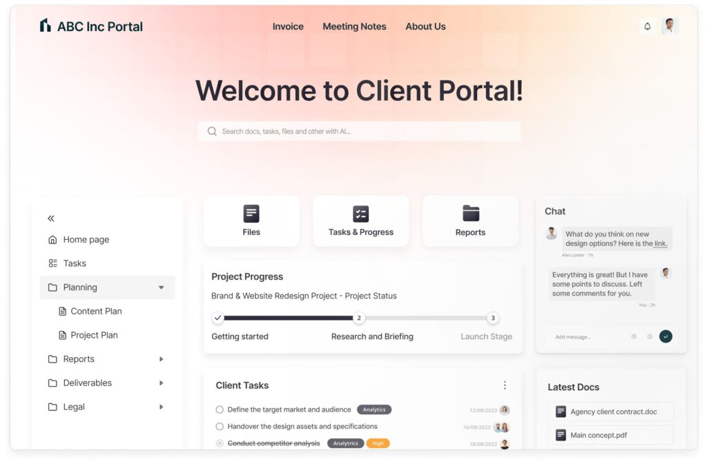 FuseBase is one of the best Dropbox alternatives with collaboration features. Image by FuseBase