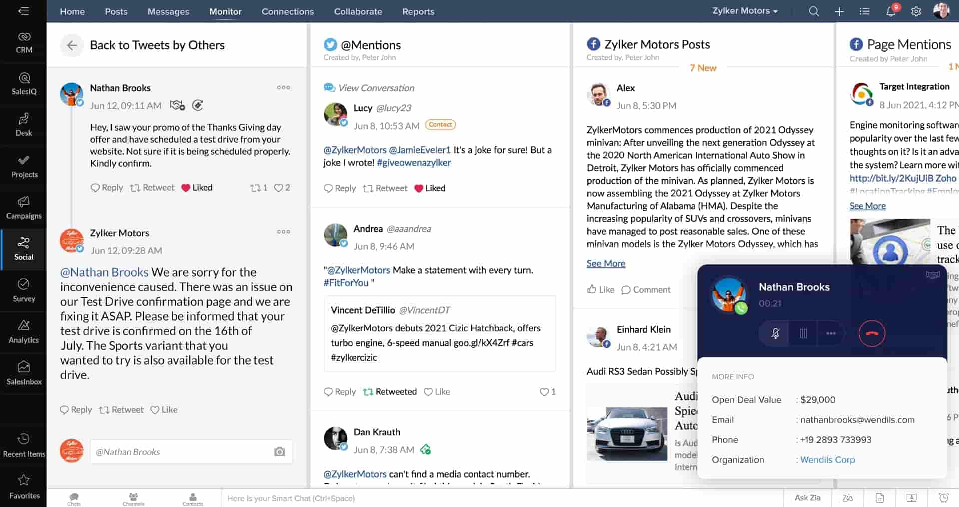 Zoho. Bild powered by FuseBase.