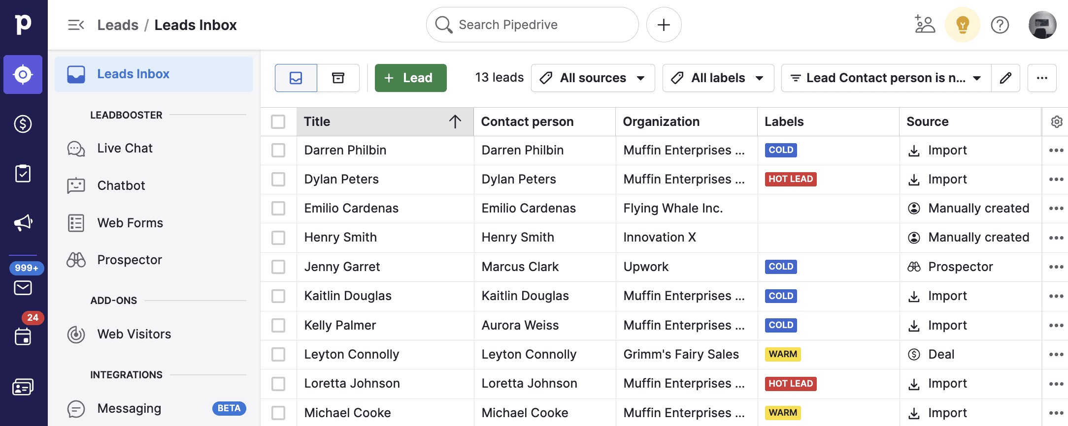 Pipedrive. Bild powered by FuseBase.