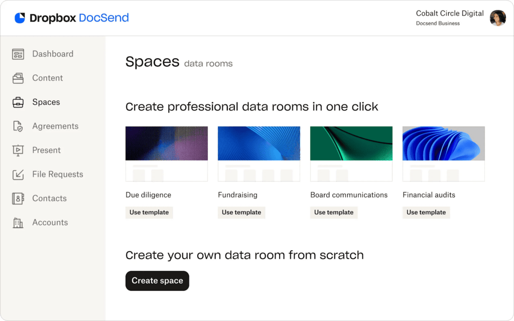 DocSend. Bild powered by FuseBase.